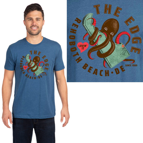 Edge Delaware Love T-Shirts in cool blue