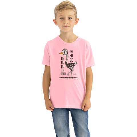 Edge Ostrich Youth T-Shirts in pink