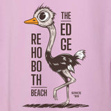 Edge Ostrich Zip Hoodie in orchid