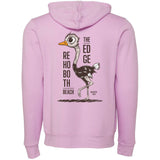 Edge Ostrich Zip Hoodie in orchid