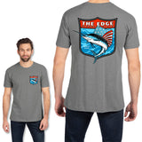 Edge Patriotic Marlin T-Shirts in heather grey