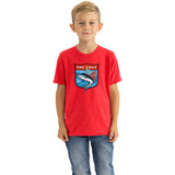 Edge Patriotic Marlin Youth T-Shirts in red