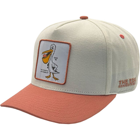 Edge Pelican Hats in cream/dusk