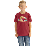 Edge Philly Beach Youth T-Shirts in cardinal red