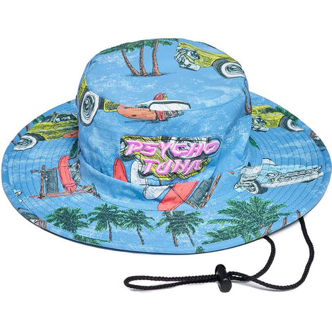 Psycho Tuna Surf Truck Boonie Hats in blue shadow