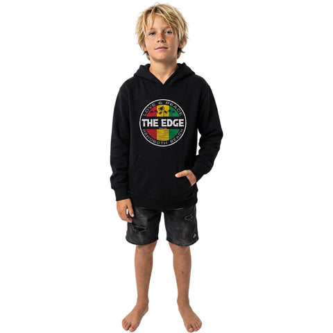 Edge Rasta Beach Youth Hoody in Black
