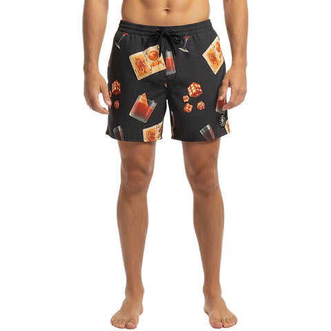 Roark Mens Shorey Boardshorts in black