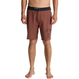 Roark Mens Passage Boardshorts in Red clay