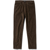 Roark Mens HWY 128 Cord Pants in dark brown