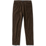 Roark Mens HWY 128 Cord Pants in dark brown