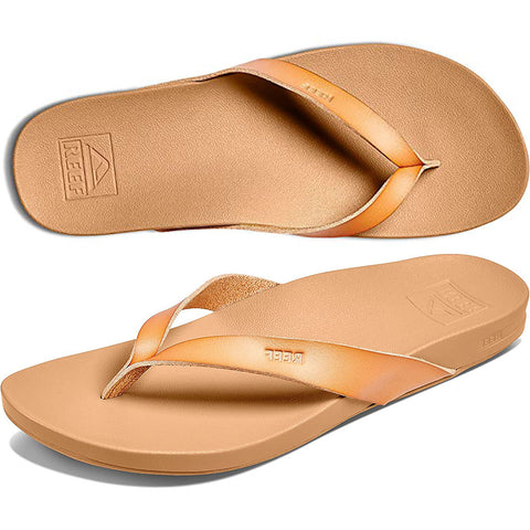 Reef Womens Cushion Court Sandals in Natural