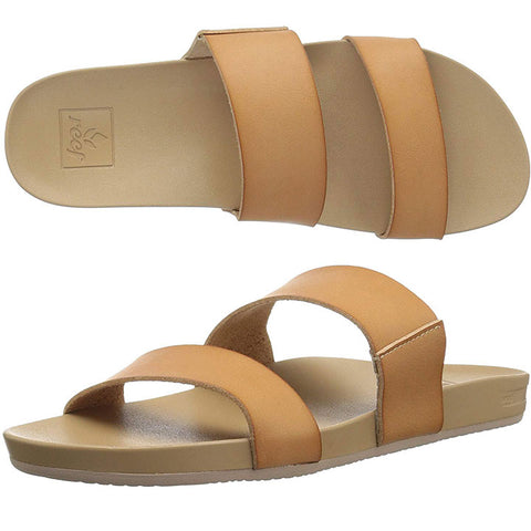 Reef Womens Cushion Vista  Sandals in Natural