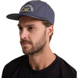 Roark Mens Venture Snapback Hats in navy
