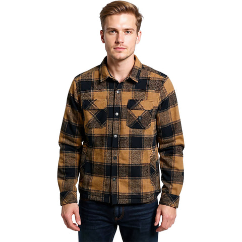 Roark Mens Backwoods Overshirts in Otter