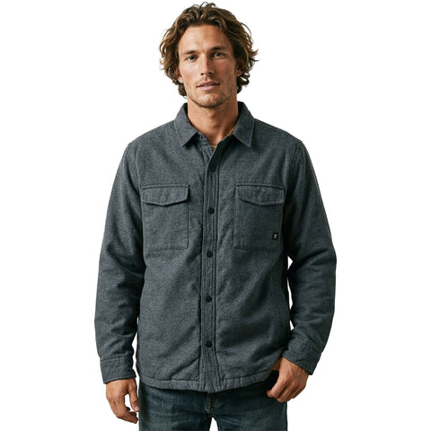 Roark Mens Backwoods Overshirts in dark slate
