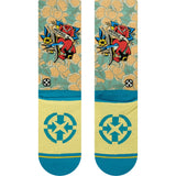 Merge4 Mens Classic Crew Socks in hula and Medium