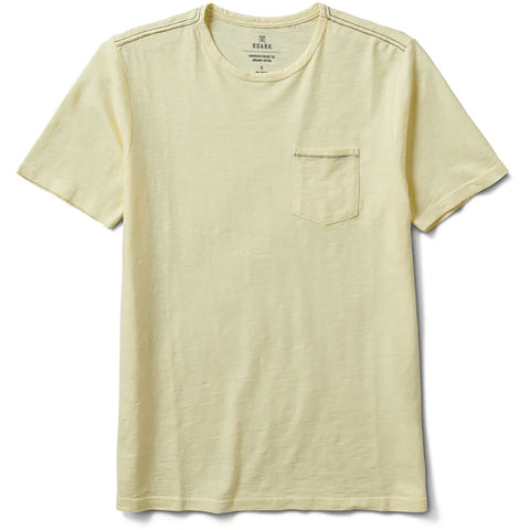 Roark Well Worn Midweight Organic  T-Shirts in Yellow