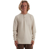 Roark Mens Companion Thermal Shirts in Almond paste