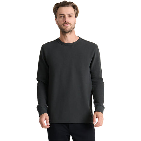 Roark Mens Well Worn Thermal LS Shirts in onyx