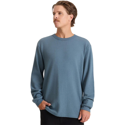 Roark Mens Well Worn Thermal LS Shirts in slate