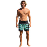 Roark Mens Serrano Shorts in black fjord