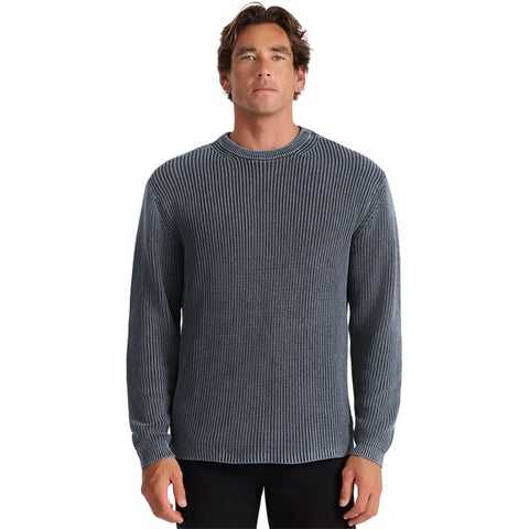 Roark Mens Made To Fade Sweater in onyx