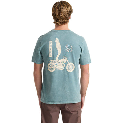Roark Roark Ghostrider T-Shirts in slate green