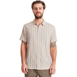 Roark Mens Bless Up  Shirts in stripe bone