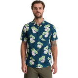 Roark Mens Journey S/S Woven Shirts in navy floral