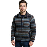 Roark Mens Ember Overshirts in dark navy