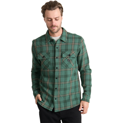 Roark Mens Nordsman Cotton Shirts in slate green