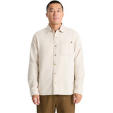 Roark Mens Crossroads Flannel Shirts in fossil