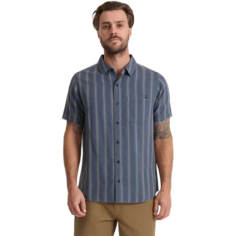 Roark Mens Crosswinds Shirts in neptune