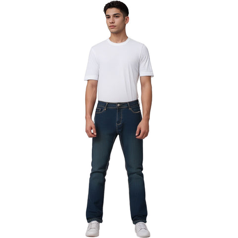Edge Mens Switch Stretch Denim Jean in dark rinse