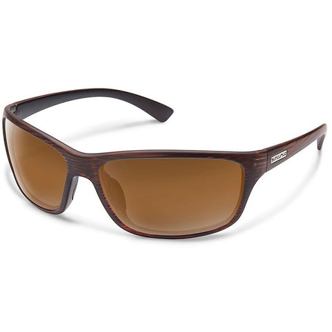 Suncloud Sentry Polarized Sunglasses in matte burnished brown and polar brown