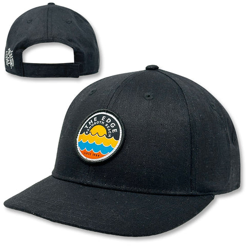 Edge Surf Dot Hemp Hat in black