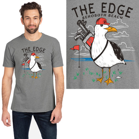 Edge Sea Gull T-shirts in heather  grey