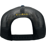 Edge Shark Badge Hydro Hat in tan/blue/black