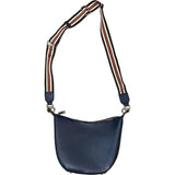 Isabelle Womens Half Moon Guitar Strap Crossbody Bags in navy