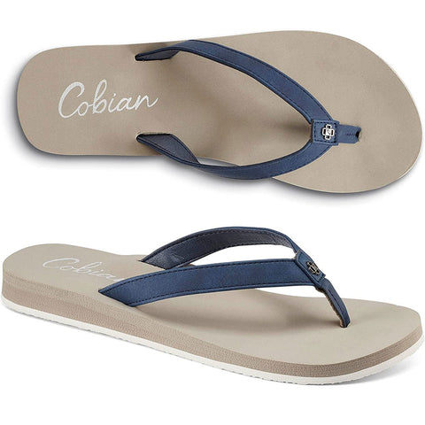 Cobian Womens Skinny Bounce Sandals in navy