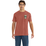 Edge Skull Beach T-Shirts in paprika