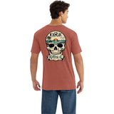 Edge Skull Beach T-Shirts in paprika