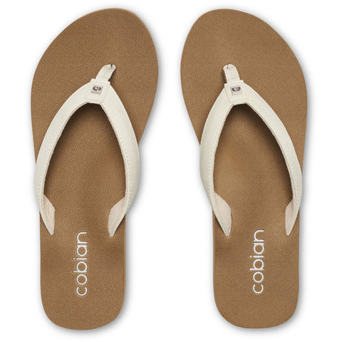Cobian Womens Skinny Bounce 2 Sandals in cream