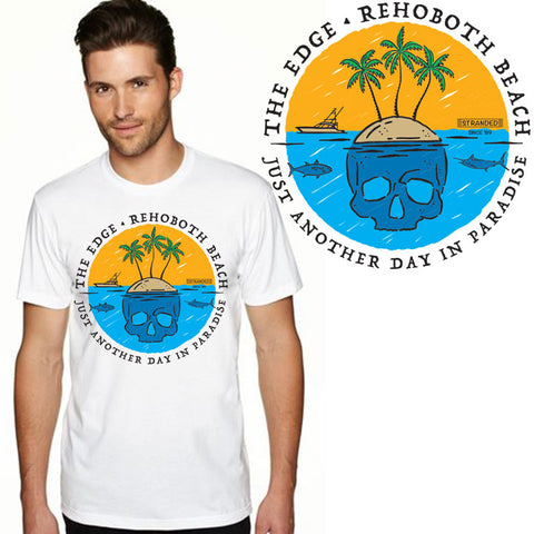Edge Skull Island T-Shirts in White and 2XL