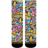 Merge4 Mens Classic Crew Socks in mushrooms