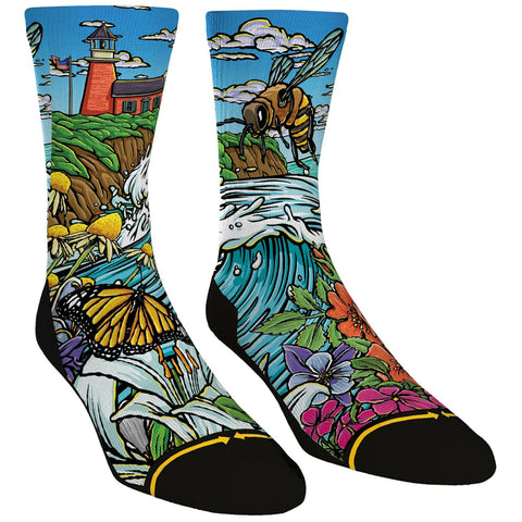 Merge4 Mens Classic Crew Socks in west cliff