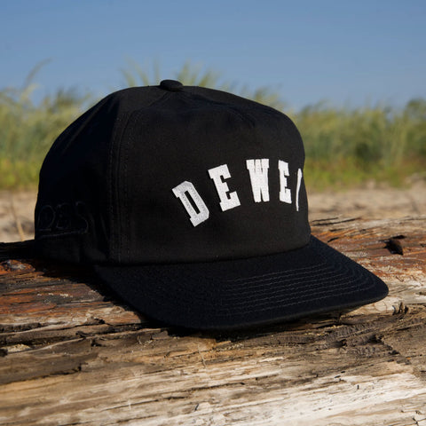Delaware Beaches Suck DBS Coastal Dewey Hat in black