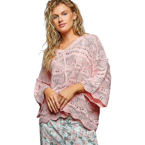 Pol Womens Ava Re Top in pink