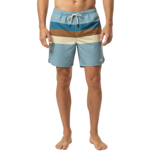 Edge Mens Lifted Volley Shorts in Sea blue