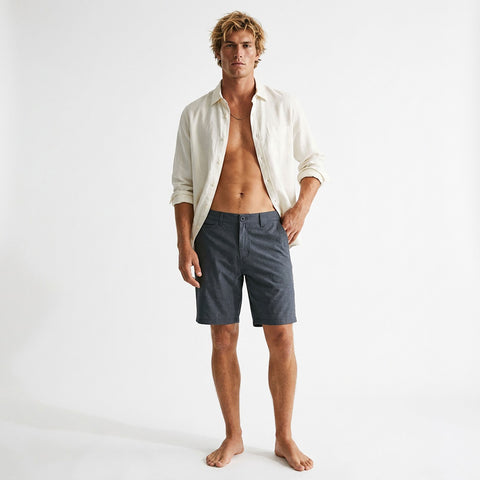 Edge Mens Oasis Hybrid Shorts in Blue